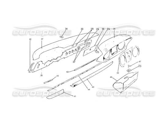 a part diagram from the ferrari 275 parts catalogue