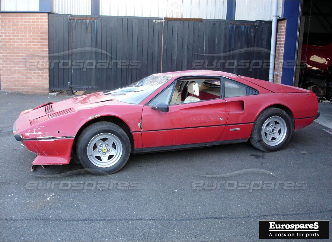 ferrari 308 quattrovalvole (1985) with 29,151 miles, being prepared for dismantling #1
