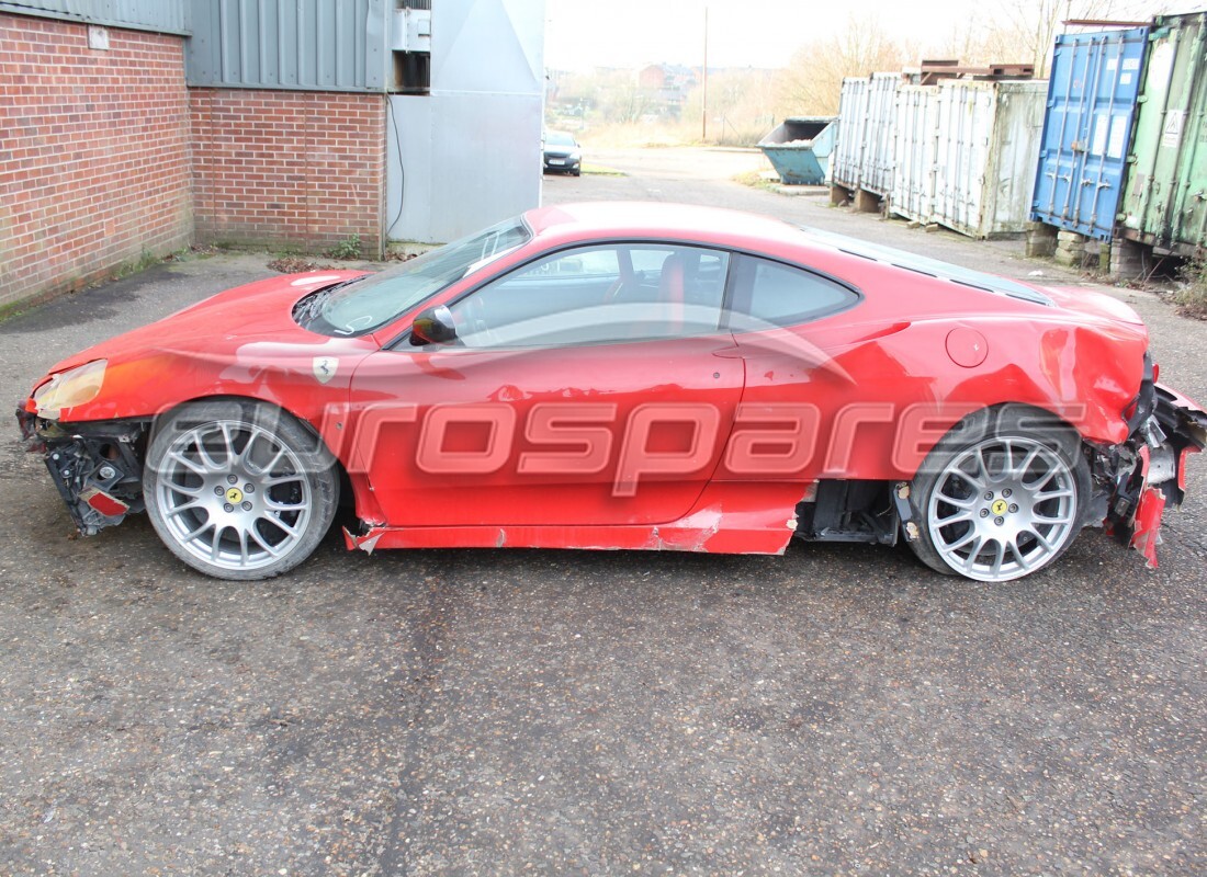 ferrari 360 challenge stradale with 20,367 kilometers, being prepared for dismantling #4