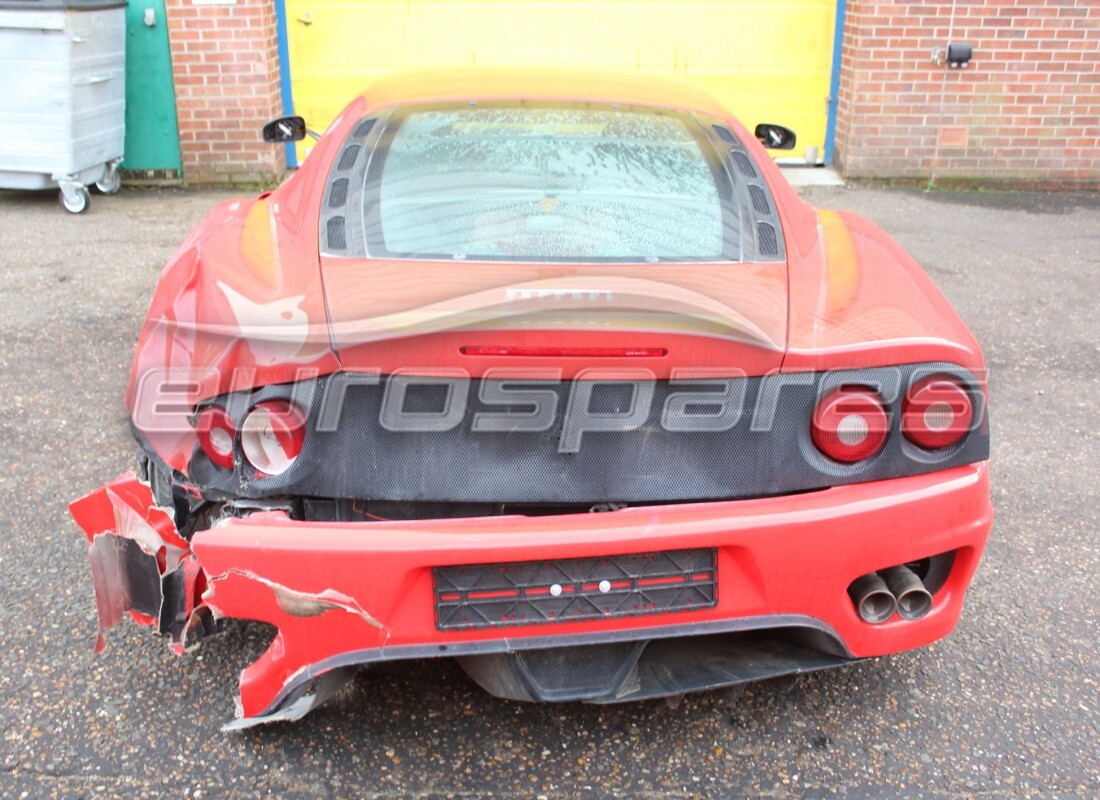 ferrari 360 challenge stradale with 20,367 kilometers, being prepared for dismantling #5