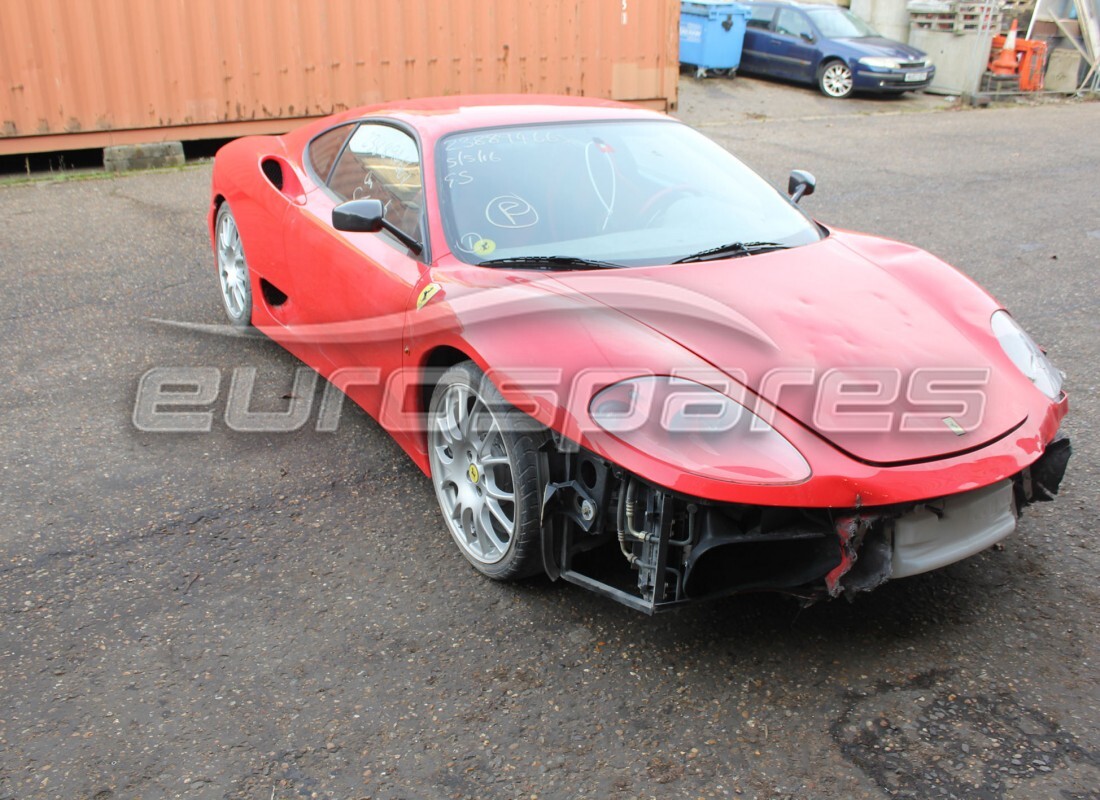 ferrari 360 challenge stradale with 20,367 kilometers, being prepared for dismantling #7