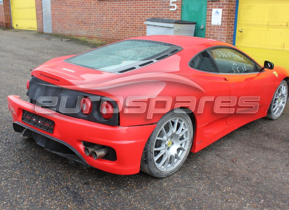 ferrari 360 challenge stradale with 20,367 kilometers, being prepared for dismantling #2