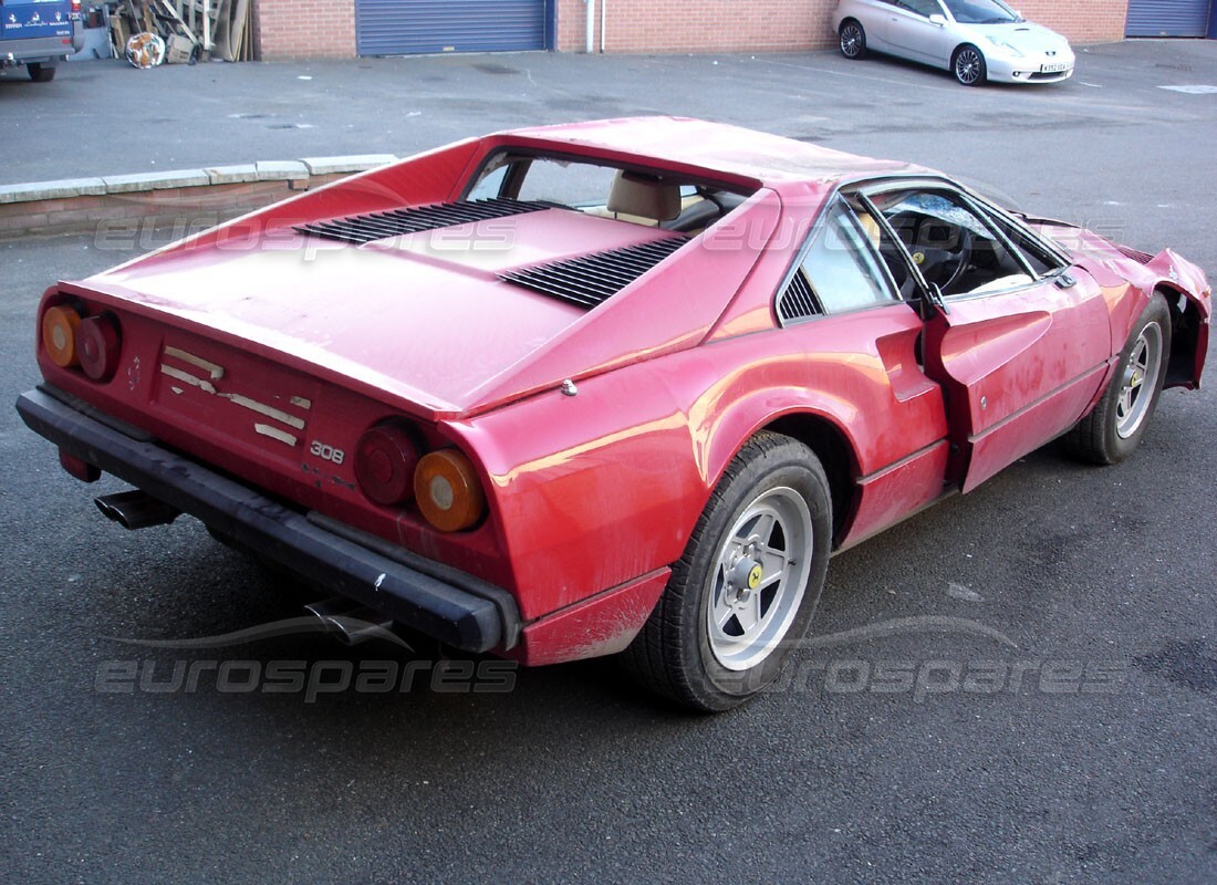 ferrari 308 quattrovalvole (1985) with 29,151 miles, being prepared for dismantling #4