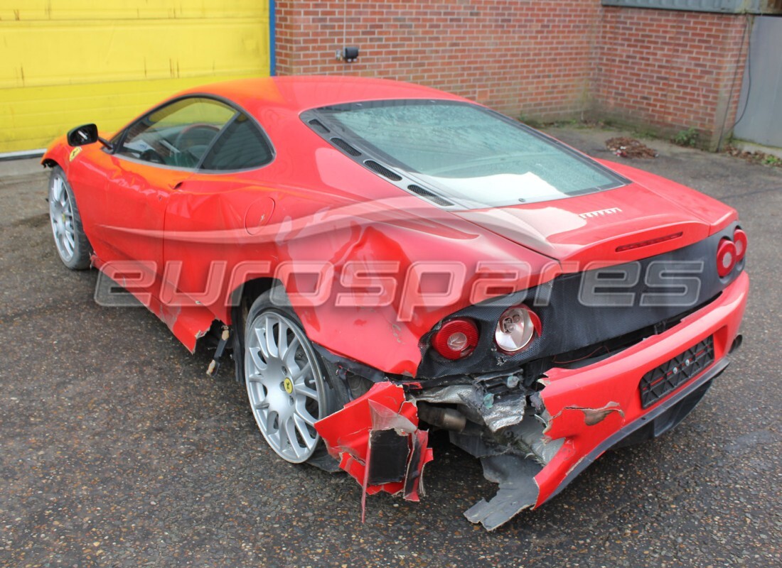ferrari 360 challenge stradale with 20,367 kilometers, being prepared for dismantling #3