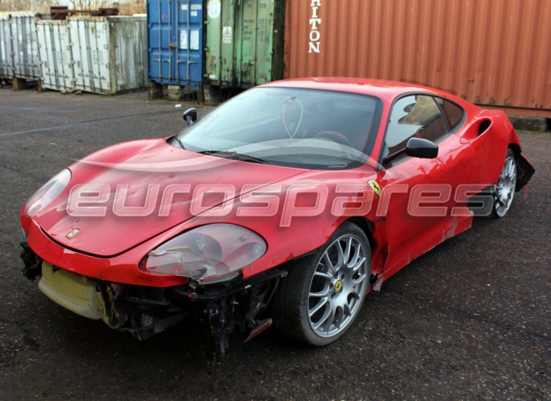 ferrari 360 challenge stradale with 20,367 kilometers, being prepared for dismantling #1