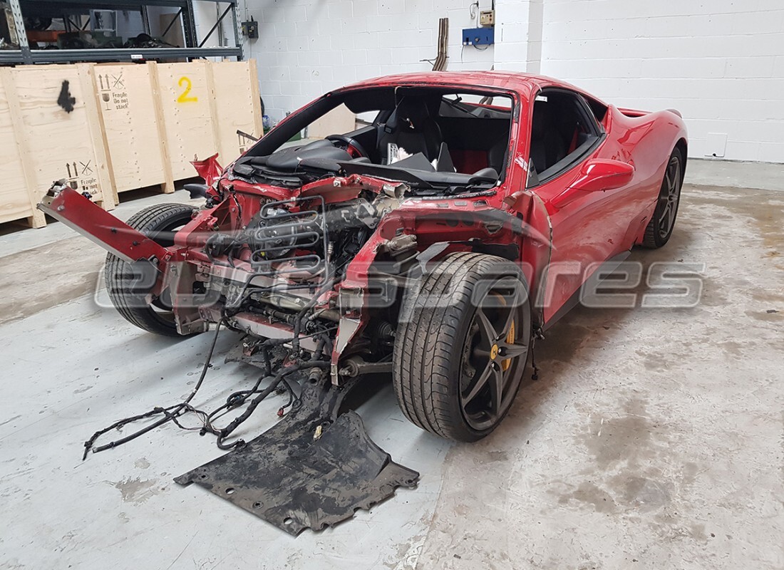 ferrari 458 italia (europe) with 22,883 miles, being prepared for dismantling #1