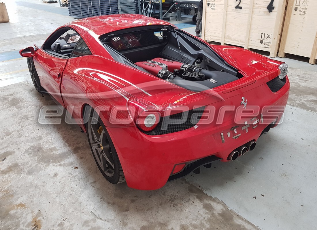 ferrari 458 italia (europe) with 22,883 miles, being prepared for dismantling #3
