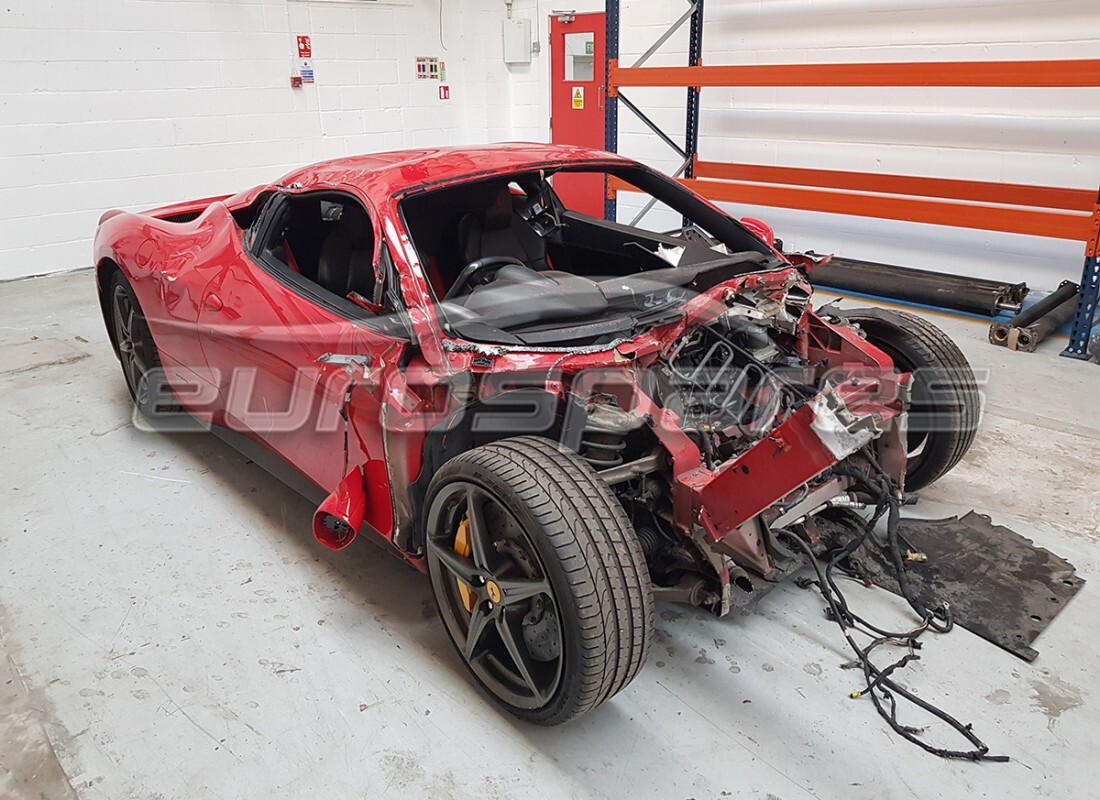 ferrari 458 italia (europe) with 22,883 miles, being prepared for dismantling #8