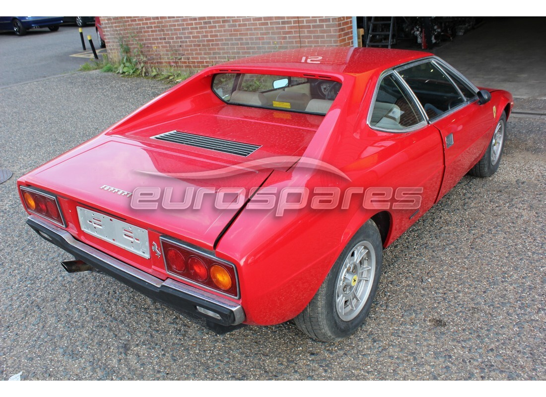 ferrari 208 gt4 dino (1975) with 25,066 kilometers, being prepared for dismantling #4