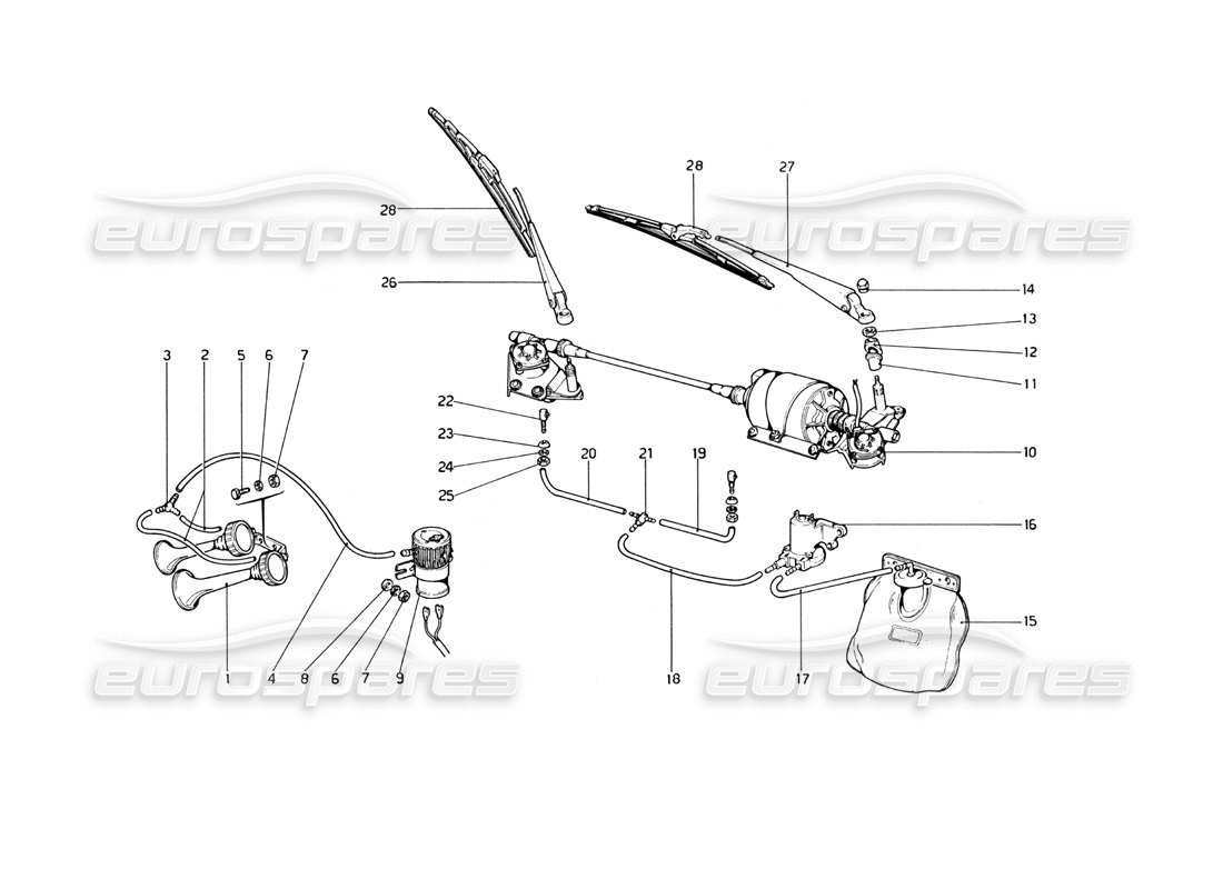 VIEW PARTS DIAGRAMS FROM THE FERRARI 246 PARTS CATALOGUE a part diagram from the ferrari 246 parts catalogue