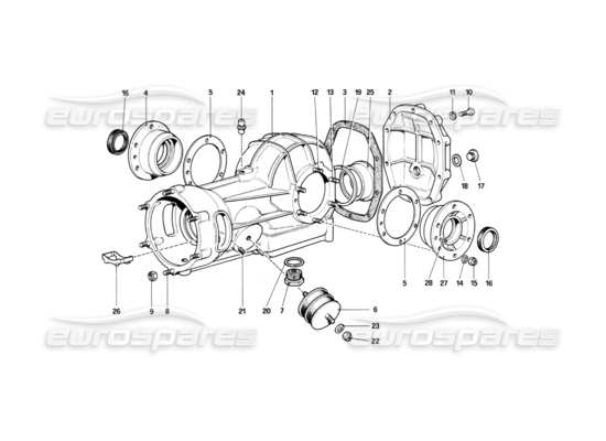 a part diagram from the ferrari 400 parts catalogue