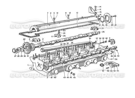 a part diagram from the ferrari 275 parts catalogue