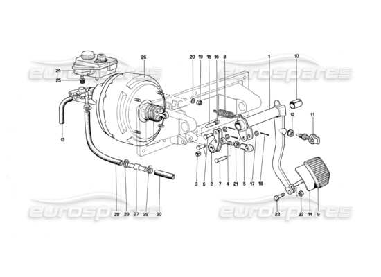 a part diagram from the ferrari 412 parts catalogue