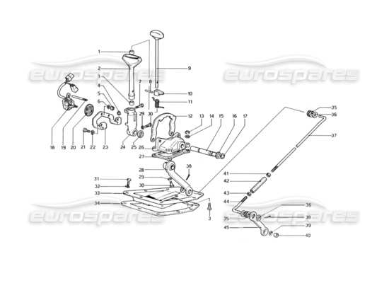 a part diagram from the ferrari 400 parts catalogue