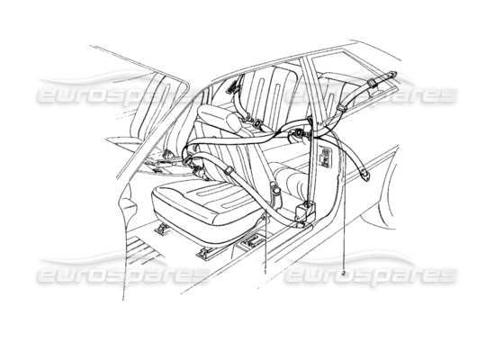 a part diagram from the ferrari 400 parts catalogue