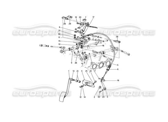 a part diagram from the ferrari 400 parts catalogue