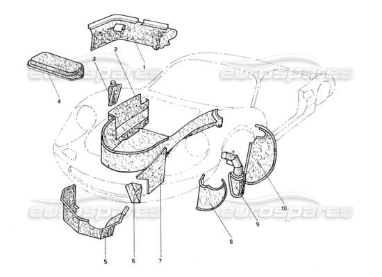 a part diagram from the ferrari 206 parts catalogue