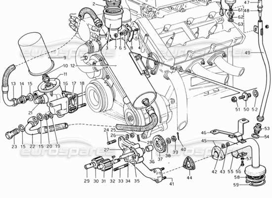 a part diagram from the ferrari 206 parts catalogue