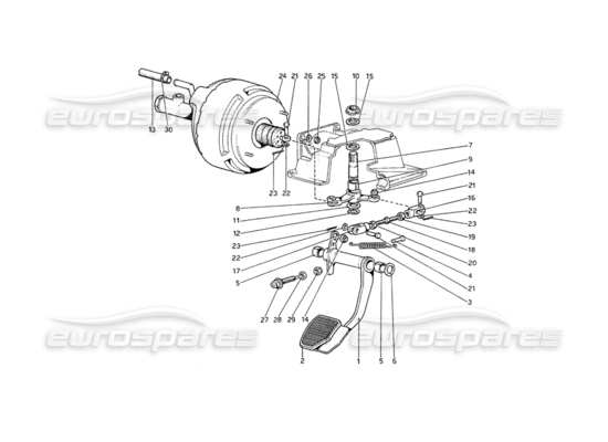 a part diagram from the ferrari 208 parts catalogue