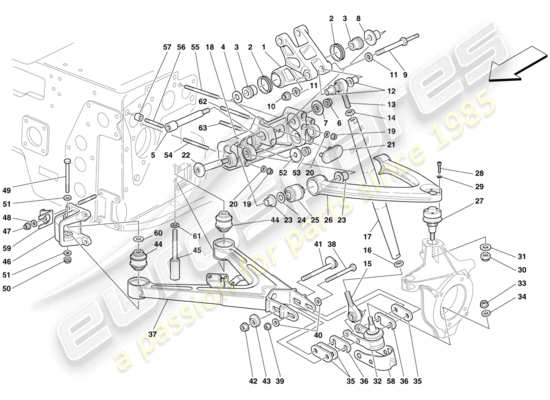 a part diagram from the maserati mc12 parts catalogue