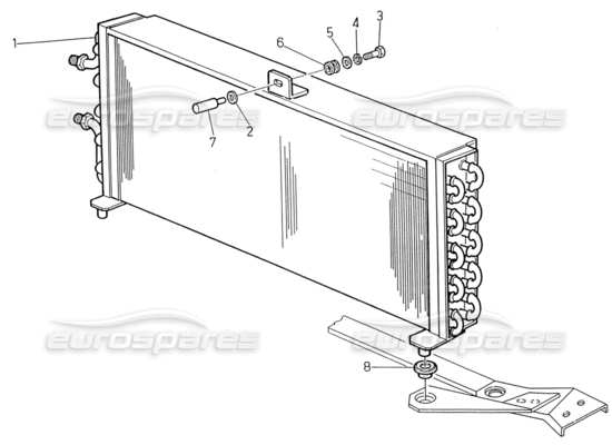 a part diagram from the maserati biturbo (1983-1995) parts catalogue