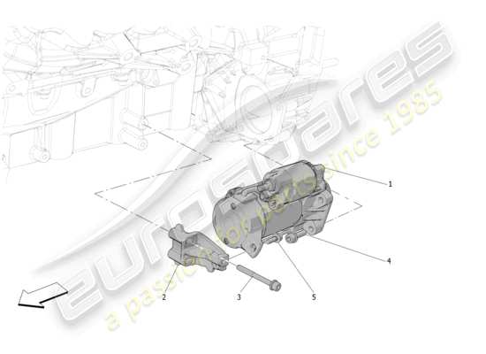 a part diagram from the maserati mc20 parts catalogue