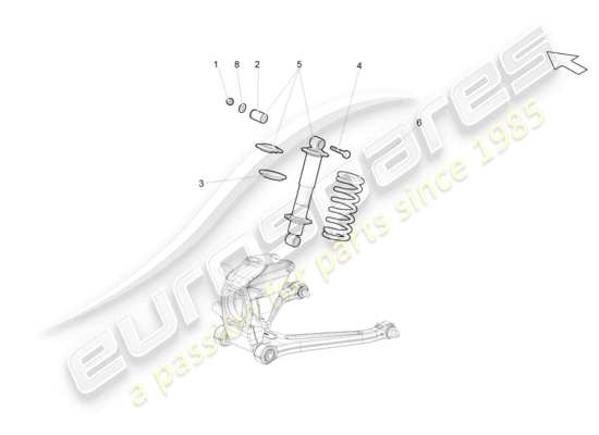 a part diagram from the lamborghini lp560-4 coupe (2013) parts catalogue