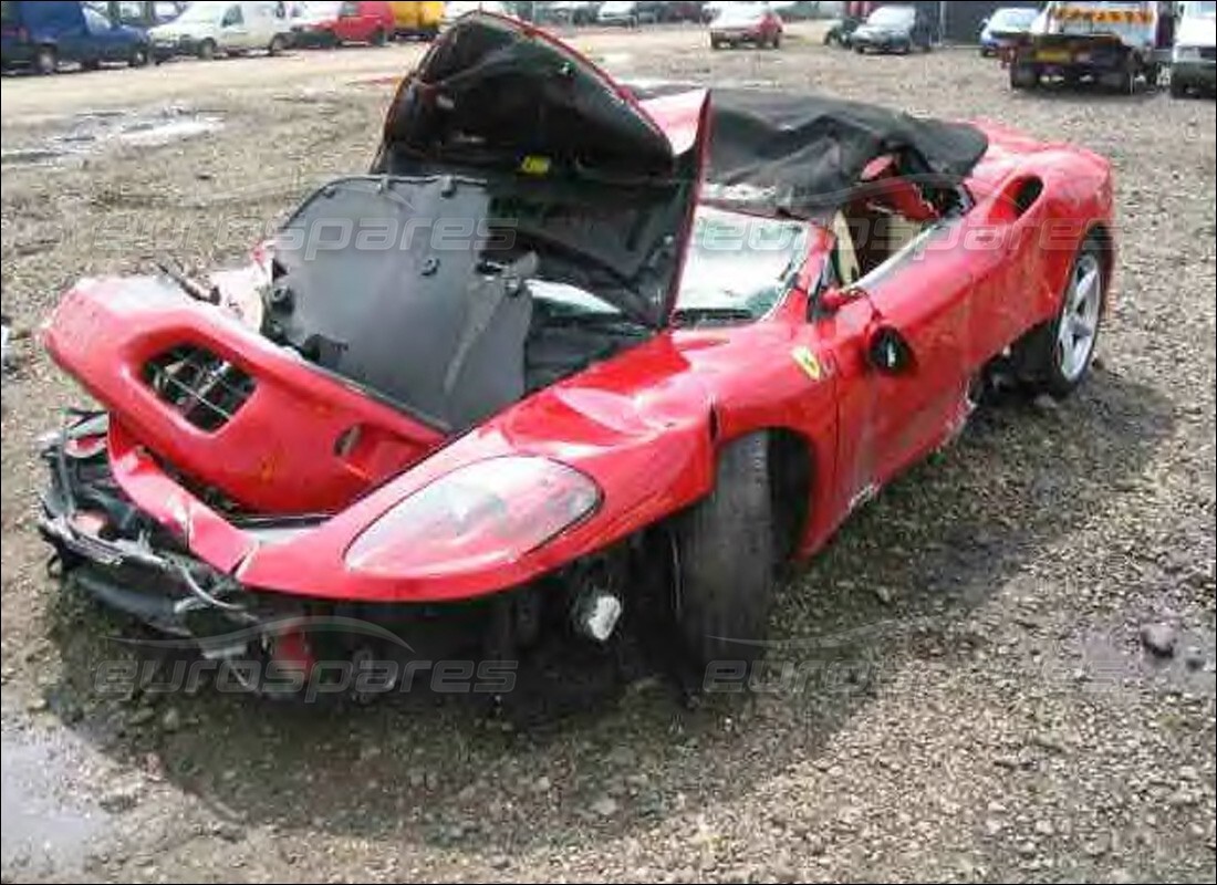 ferrari 360 spider with 4,000 miles, being prepared for dismantling #5