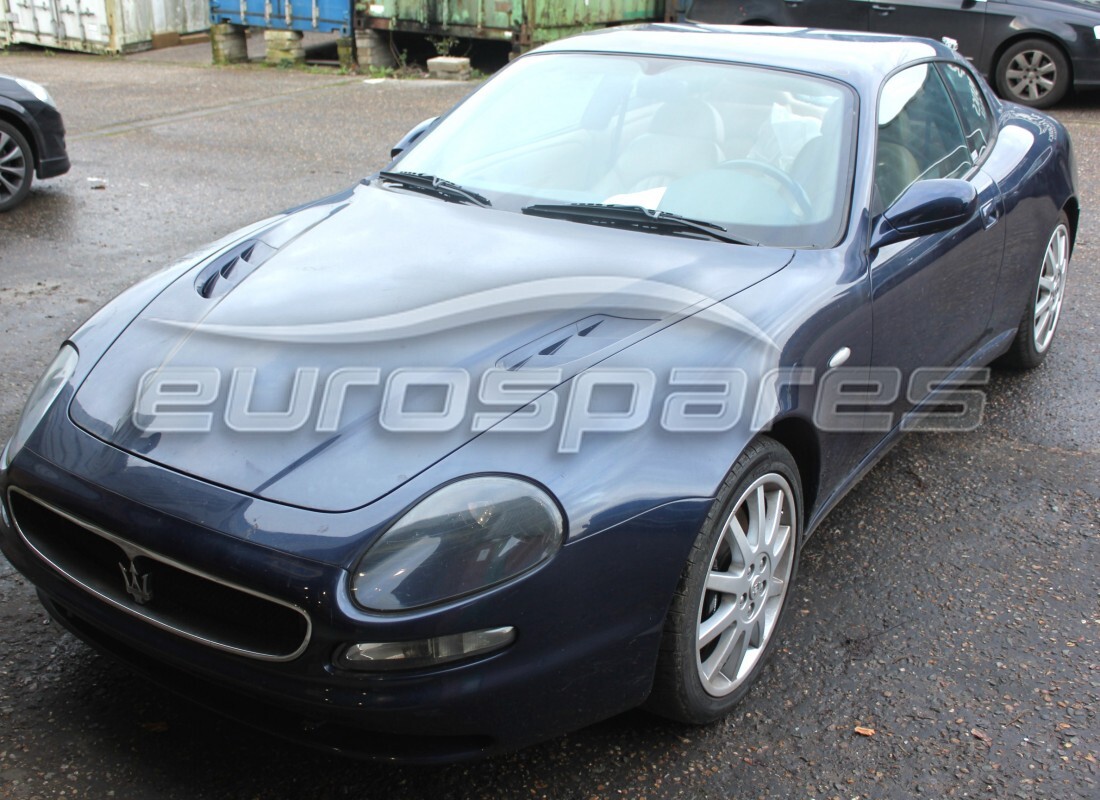 maserati 3200 gt/gta/assetto corsa being prepared for dismantling at eurospares