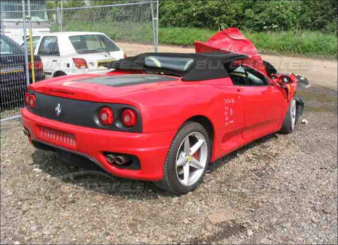 ferrari 360 spider with 4,000 miles, being prepared for dismantling #6