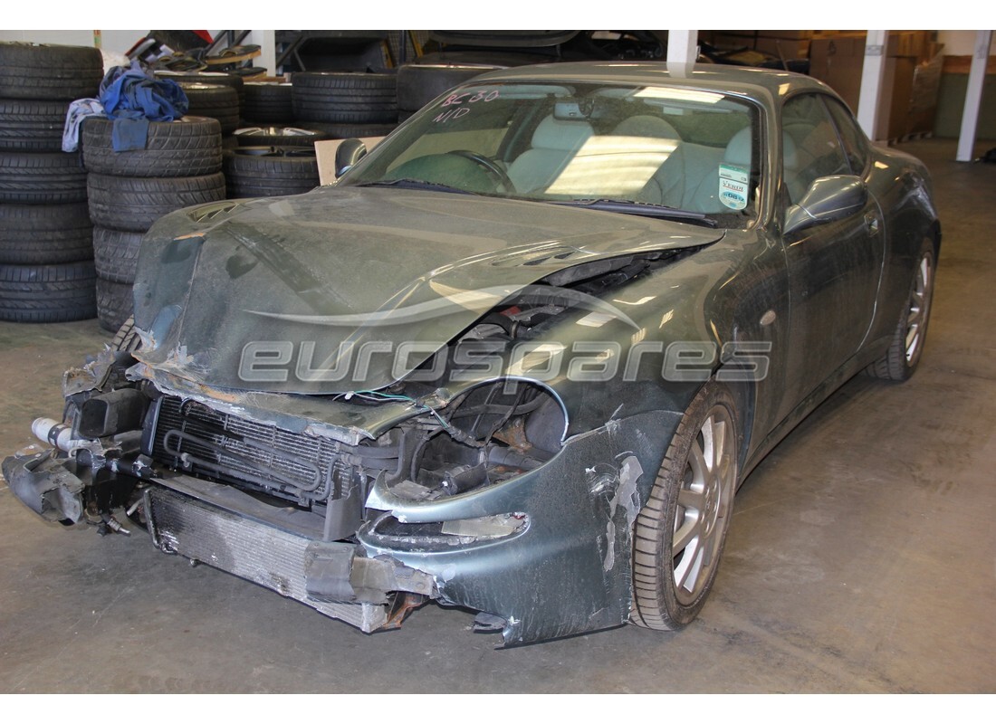 maserati 3200 gt/gta/assetto corsa being prepared for dismantling at eurospares