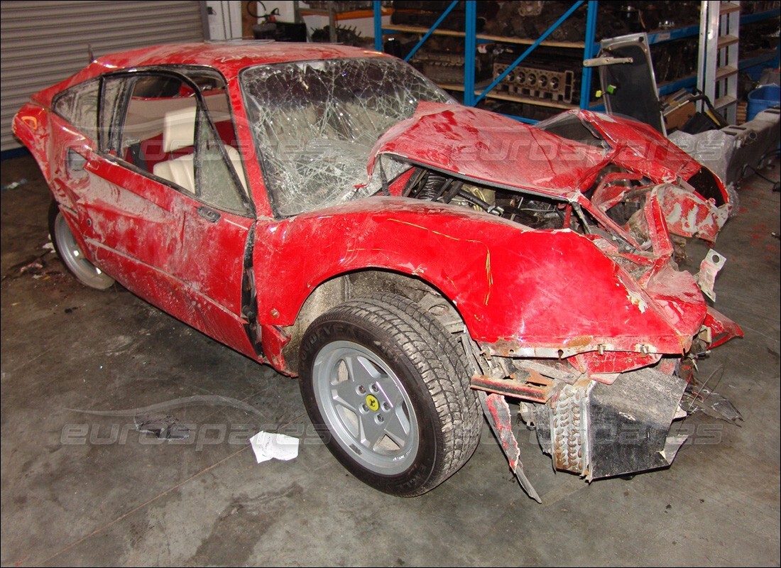 ferrari 328 (1985) with 25,374 miles, being prepared for dismantling #10