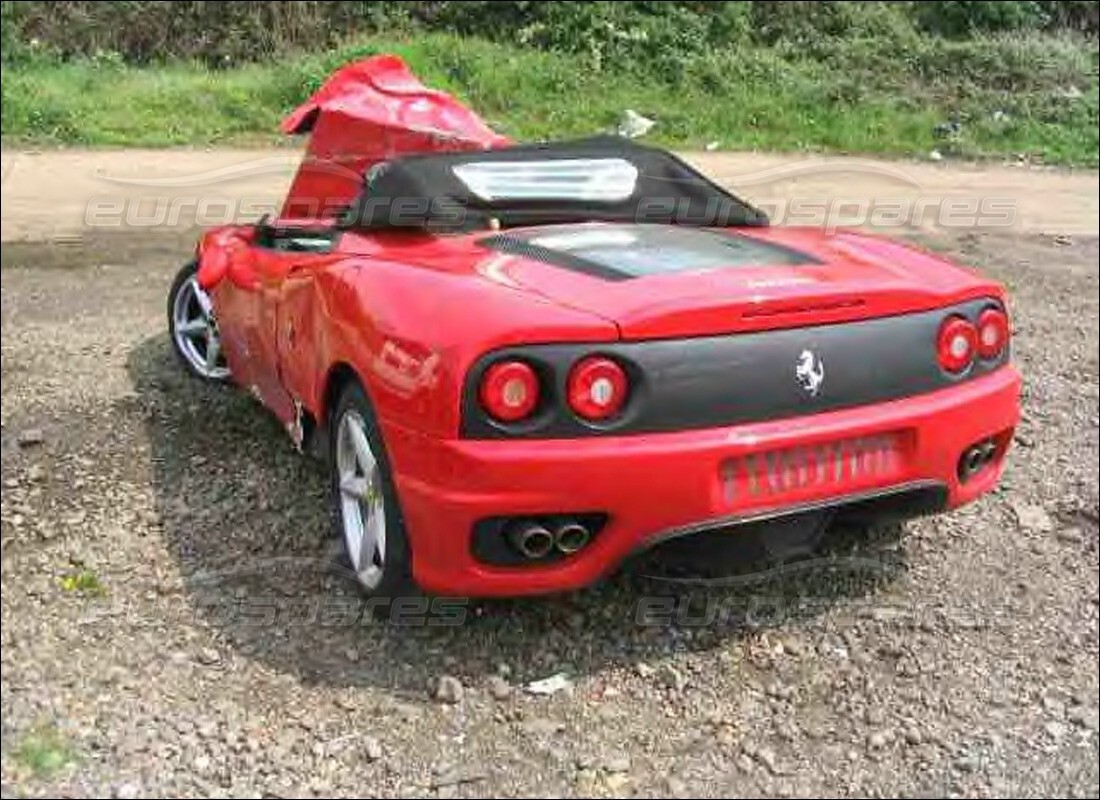 ferrari 360 spider with 4,000 miles, being prepared for dismantling #7