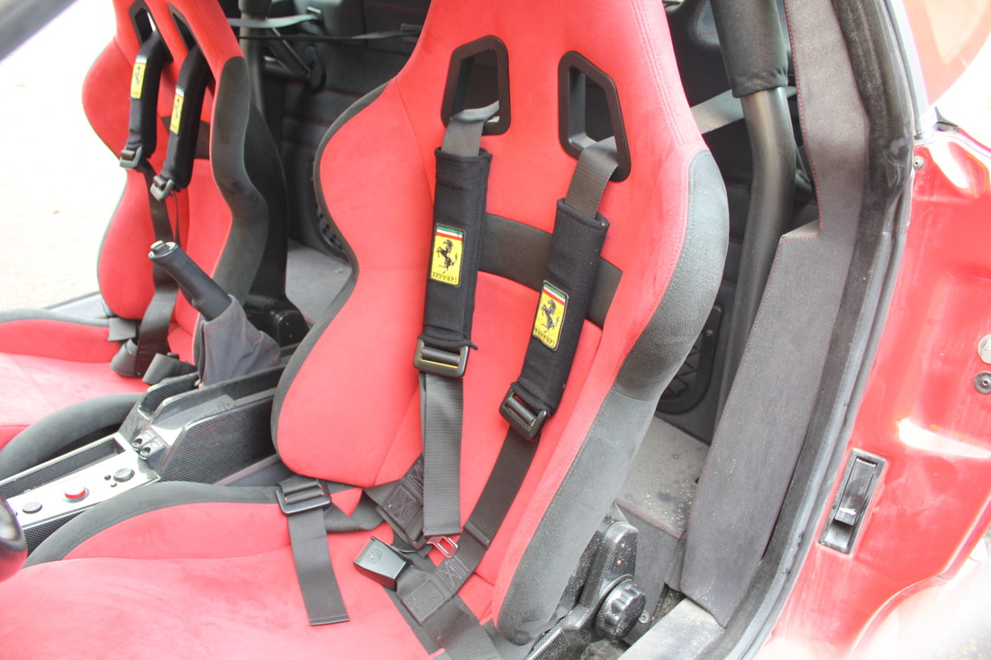 Ferrari 360 Challenge Stradale with 20,367 Kilometers, being prepared for breaking #10