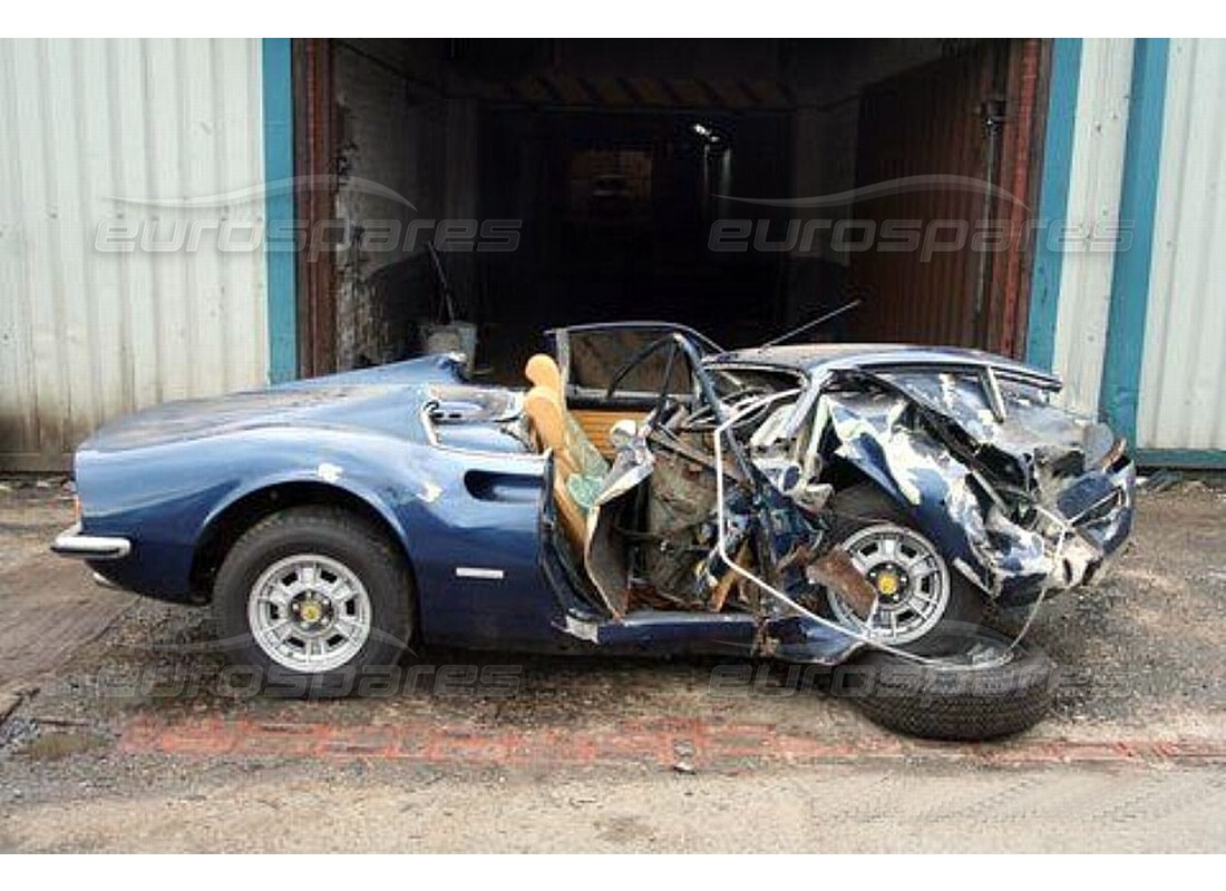 Ferrari 246 Dino (1975) with Unknown, being prepared for breaking #2