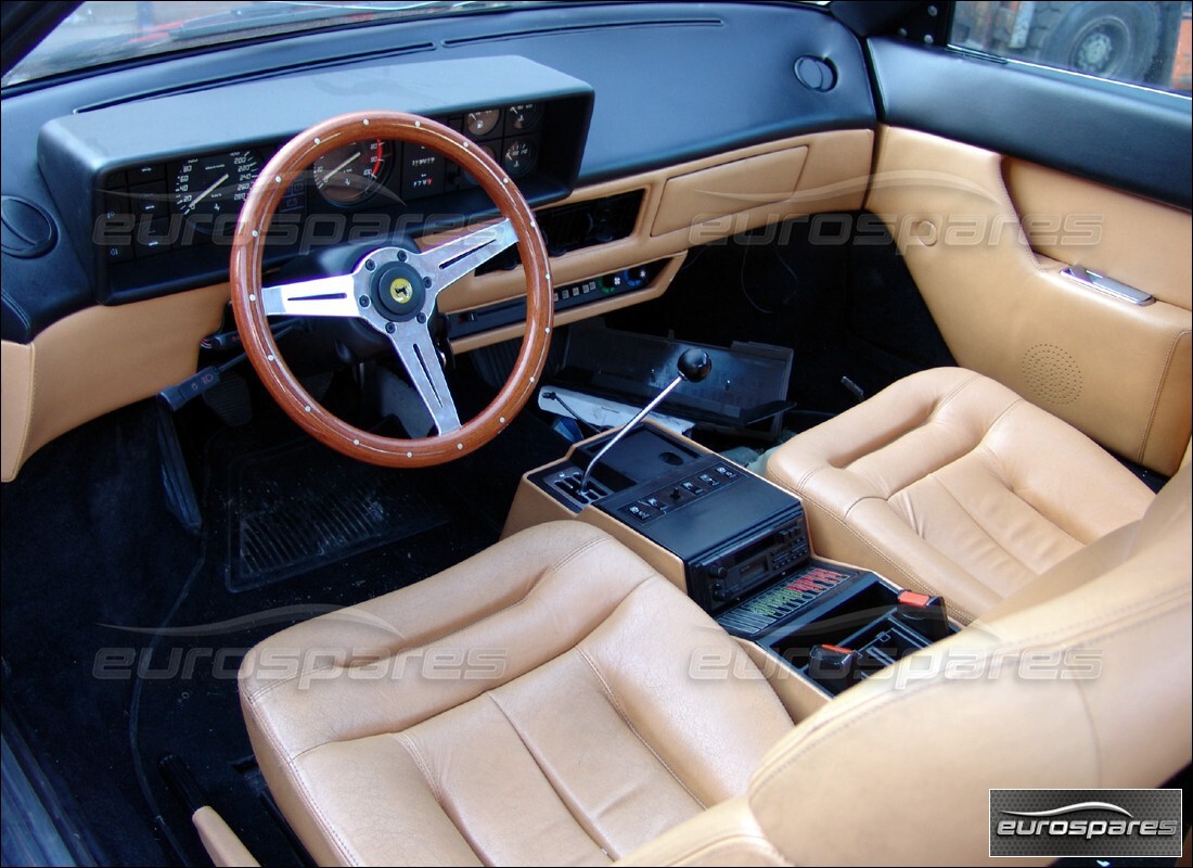 Ferrari Mondial 8 (1981) with 19,120 Kilometers, being prepared for breaking #3