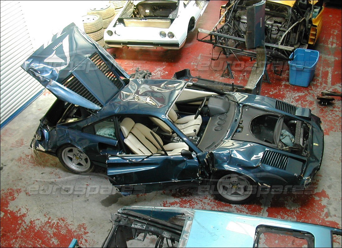 Ferrari 308 GTB (1976) with 98,554 Kilometers, being prepared for breaking #7