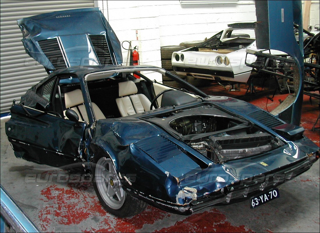 Ferrari 308 GTB (1976) with 98,554 Kilometers, being prepared for breaking #2