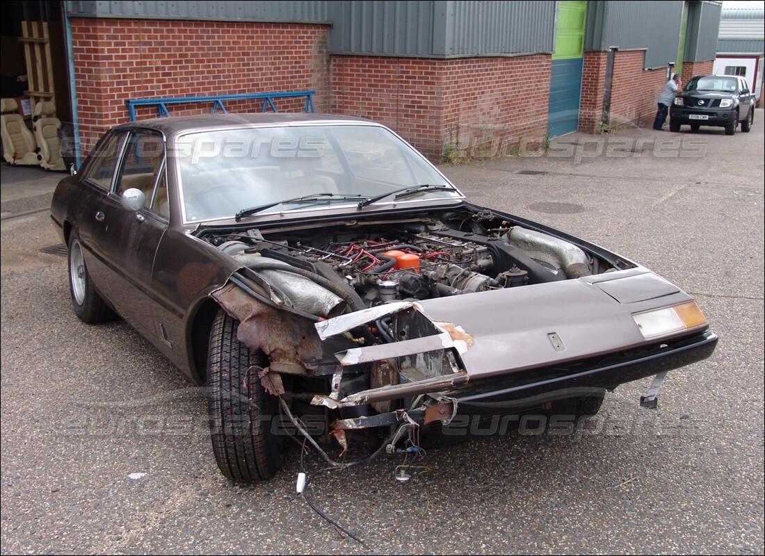 Ferrari 365 GT4 2+2 (1973) with 74,889 Miles, being prepared for breaking #9