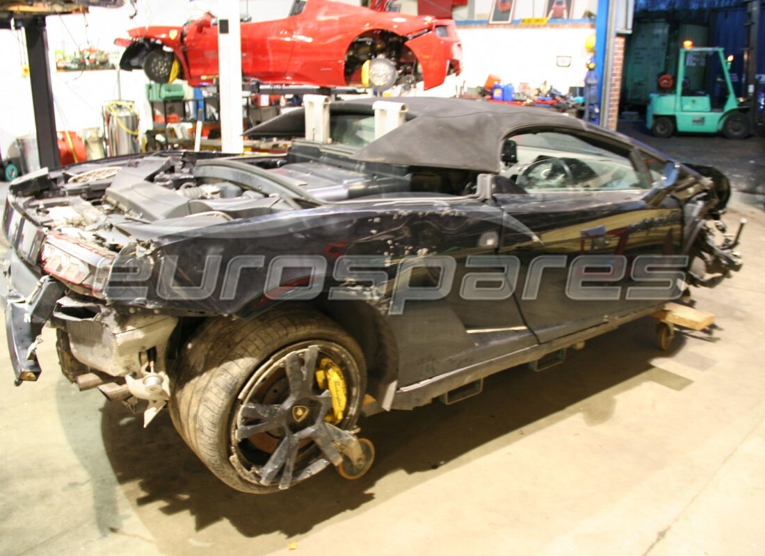 Lamborghini LP560-4 Spider (2010) with 32,026 Miles, being prepared for breaking #3