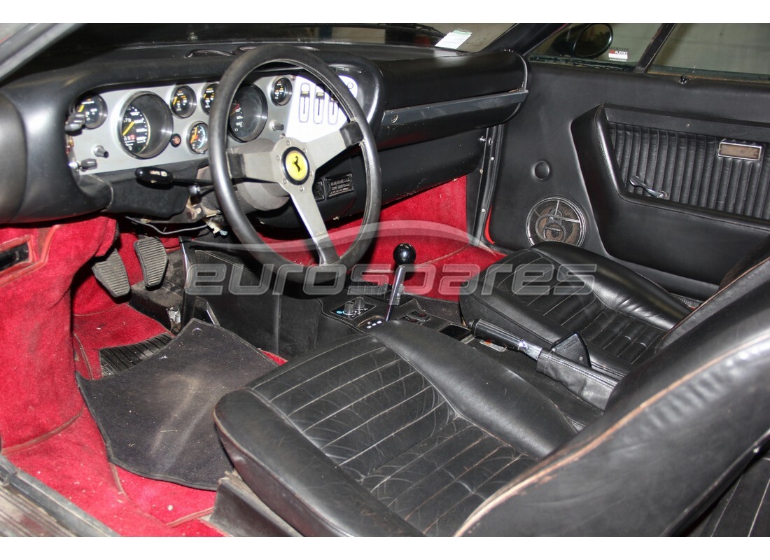 Ferrari 308 GT4 Dino (1979) with 76,879 Kilometers, being prepared for breaking #6