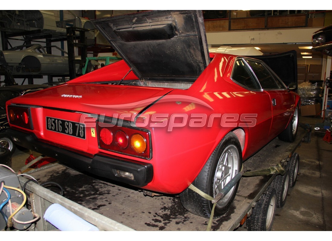 Ferrari 308 GT4 Dino (1979) with 76,879 Kilometers, being prepared for breaking #3