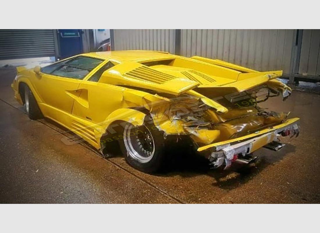 Lamborghini Countach 25th Anniversary (1989) with 35,328 Miles, being prepared for breaking #4