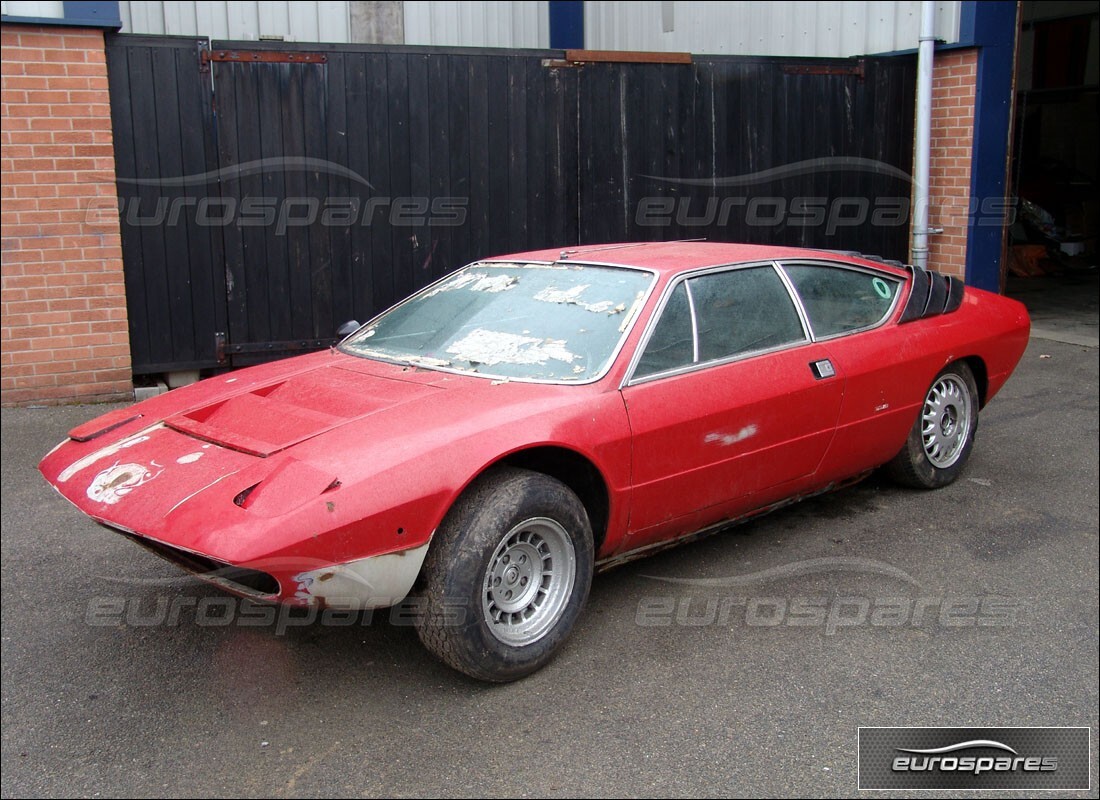 Lamborghini Urraco P250 / P250S getting ready to be stripped for parts at Eurospares
