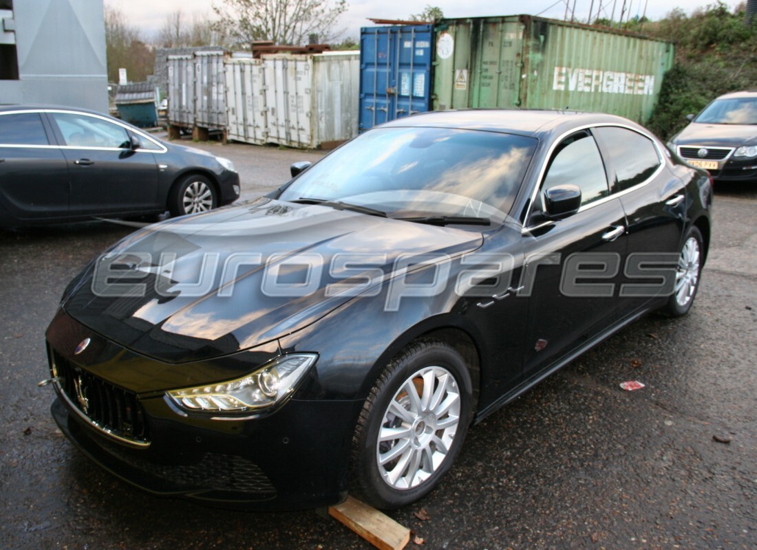 Maserati QTP. V6 3.0 TDS 250bhp 2014 getting ready to be stripped for parts at Eurospares