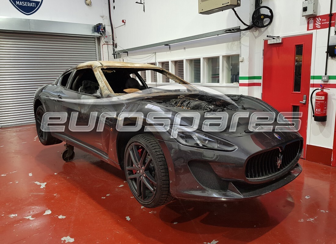 Maserati GranTurismo MC Stradale (2011) with 14,000 Kilometers, being prepared for breaking #9