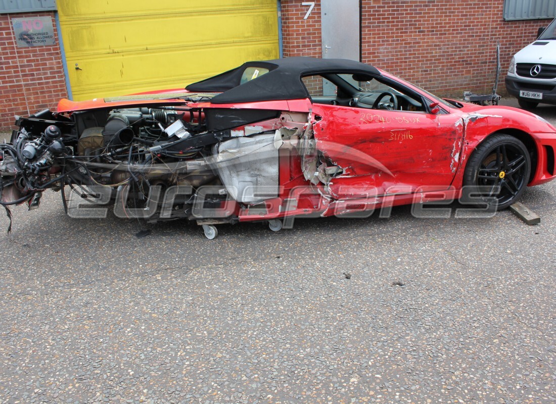 Ferrari F430 Spider (Europe) with 15,744 Miles, being prepared for breaking #3
