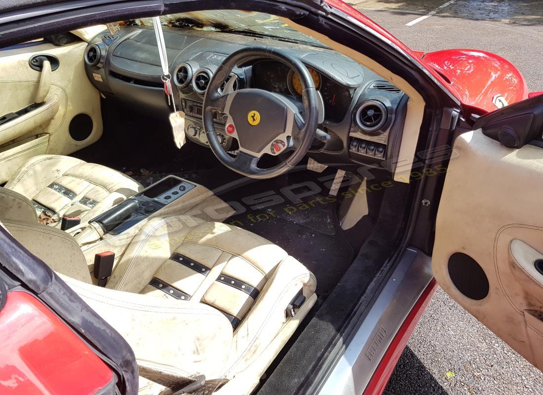 Ferrari F430 Spider (RHD) with Unknown, being prepared for breaking #9