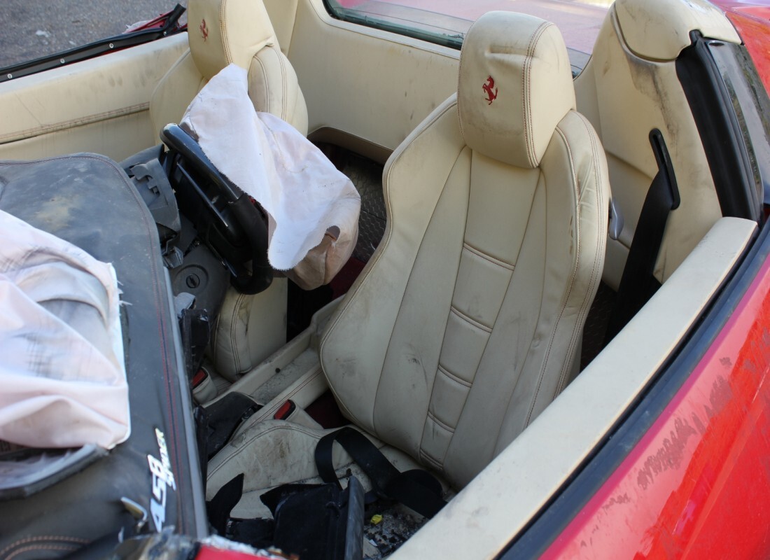 Ferrari 458 Spider (Europe) with 869 Miles, being prepared for breaking #7