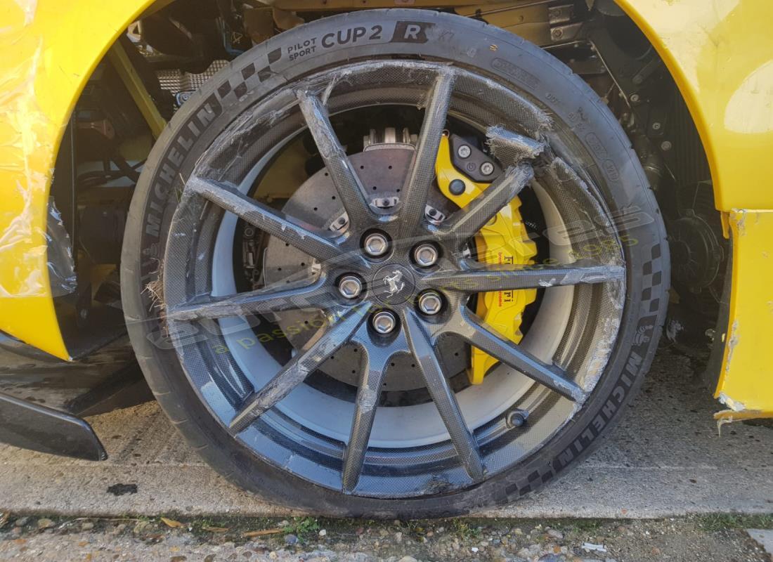 Ferrari 488 Pista with 482 Miles, being prepared for breaking #15